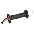 Kép 1/2 - Kapufogantyú akasztós,  6 mm-s Litzclip csatlakozóval  fekete