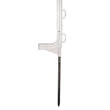 Kép 3/5 - Prémium műanyag villanypásztor karó, fehér 107 cm, 5 db/cs