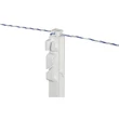 Kép 2/5 - Prémium műanyag villanypásztor karó, fehér 107 cm, 5 db/cs