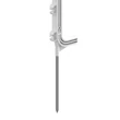 Prémium műanyag villanypásztor karó, fehér 147 cm, 5 db/cs