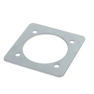 Rögzítő mélyedés ellenlap szélesség 127 mm, hossz 127 mm