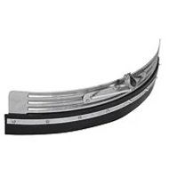 Trágyalehúzó, ívelt, horganyzott, 73 cm