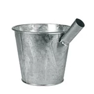 Trágya merő horganyzott, 6,5 l,