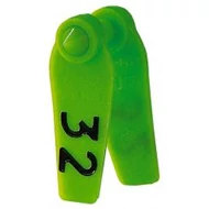 Primaflex füljelzők, zöld, mindkét oldala számozott