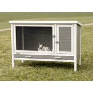 ECO műanyag nyúlól Samy, fehér, 116 x 57 x 82 cm