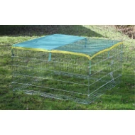 Kifutó kitörésgátlóval, 115 x 115 x 65 cm