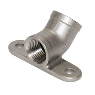 Szelepcsonk, nemesacél, hajlítás 45 °