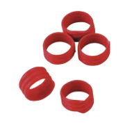 Lábgyűrű 16 mm , vörös