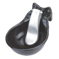 Öntöttvas csészés itató, rozsdamentes acél nyelvvel