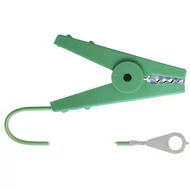 Villanypásztor összekötő kábel krokodilcsipesszel