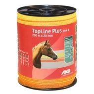 TopLine Plus villanypásztor szalag, 200 m x 20 mm, sárga/narancs