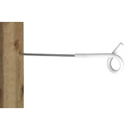 Távtartós fűzőszemes szigetelő, 40 cm-s rögzítőcsavarral 5 db/cs.