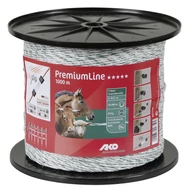 Prémiumline  villanypásztor vezeték 1000 m , fehér/zöld