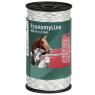 Economyline villanypásztor vezeték kereszt csévélt, 400 m, fehér 