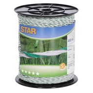 Star villanypásztor vezeték, 400 m hosszú, fehér/zöld