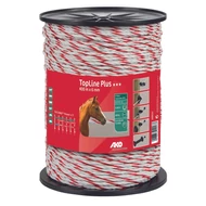 Topline Plus villanypásztor kötél 400 m , fehér/vörös