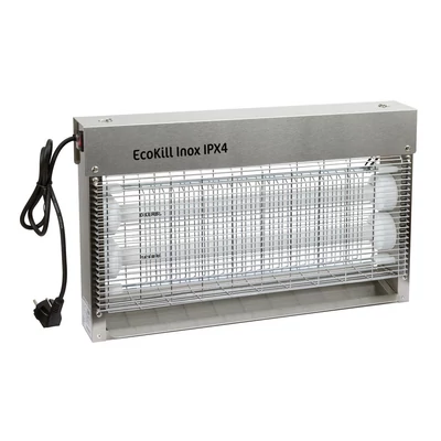 Légyirtó EcoKill Inox IPX4, 2 x 15 W