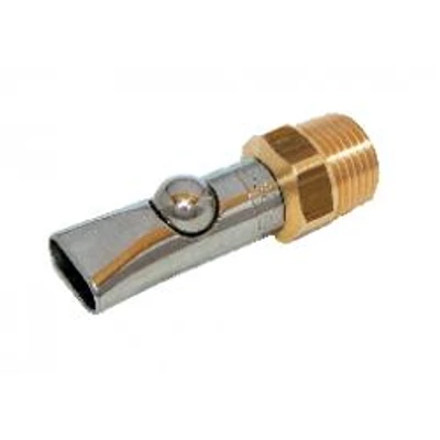 Golyós önitató 1/2&quot; 66 mm-es réz