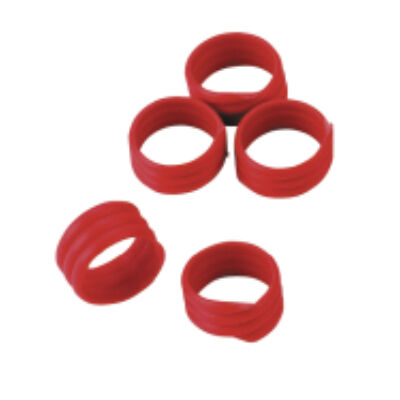 Lábgyűrű 16 mm , vörös