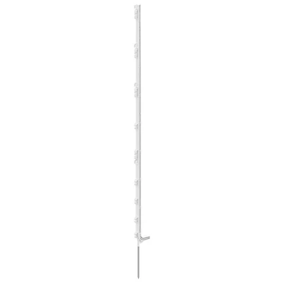 Prémium műanyag villanypásztor karó, fehér 147 cm, 5 db/cs