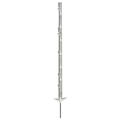 Classic műanyag karó fehér, dupla taposóval, 105 cm