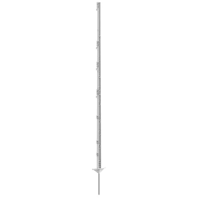 Classic műanyag karó fehér, dupla taposóval, 156 cm