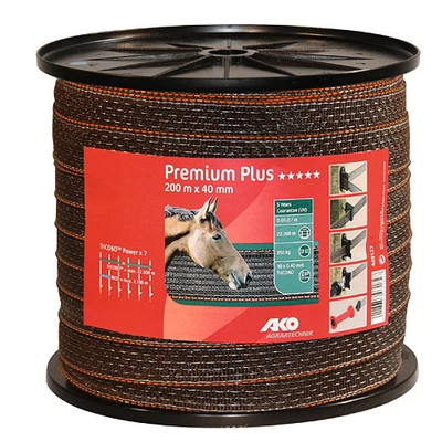  villanypásztor szalag, 200 m x 40 mm