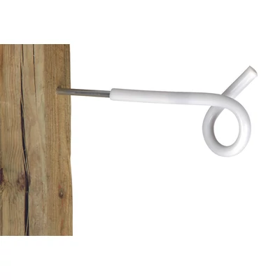 Távtartós fűzőszemes szigetelő, 25 cm-s rögzítőcsavarral 5 db/cs.