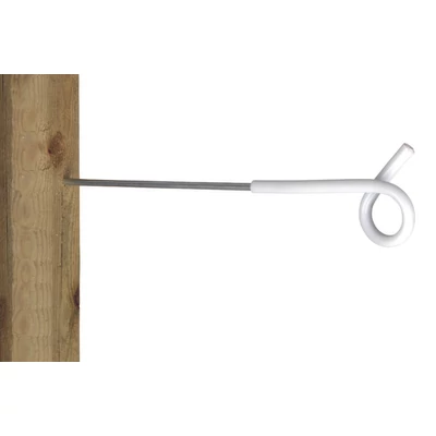 Távtartós fűzőszemes szigetelő, 40 cm-s rögzítőcsavarral 5 db/cs.