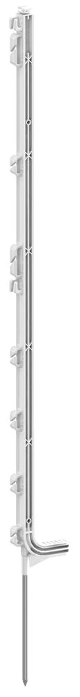 Prémium műanyag villanypásztor karó, fehér 107 cm, 5 db/cs